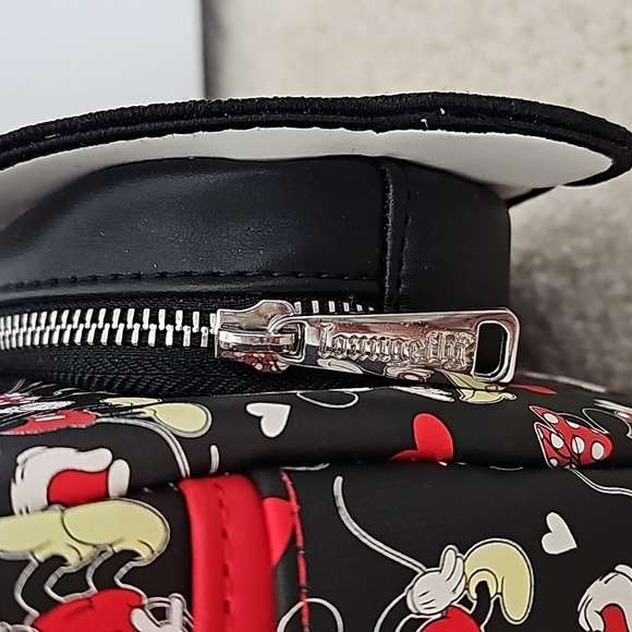 Loungefly Mickey & Minnie Backpack - Picture 6 of 7